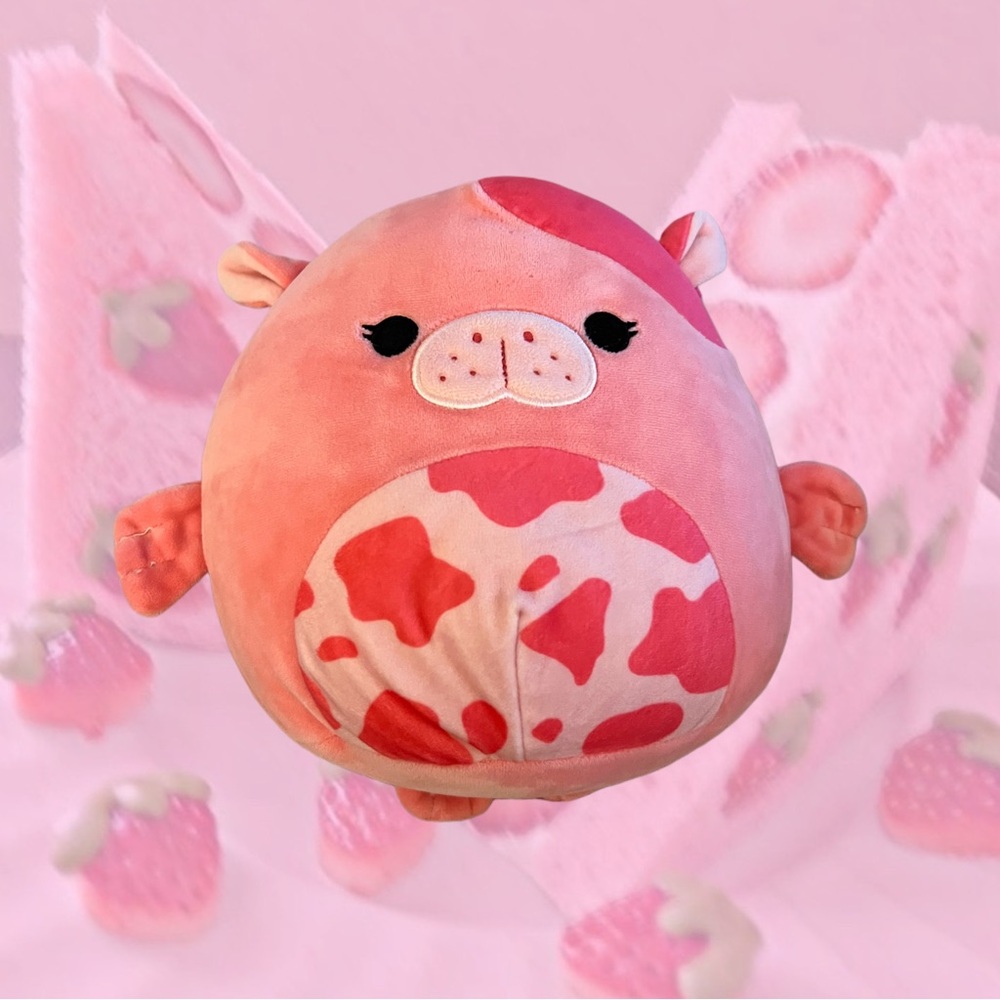 Squishmallows Kerry the Hot Pink SeaCow Exclusive Plush